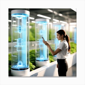 Futuristic Drinking Water Solution (1) Canvas Print