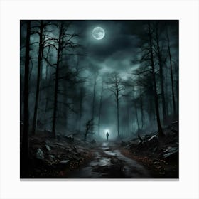 Dark Forest Canvas Print