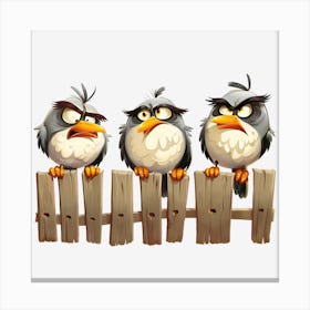 Angry Birds Png Canvas Print