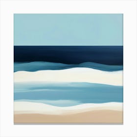 Sand And Sea 1 Canvas Print