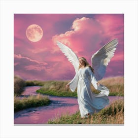 Angel With Wings Canvas Print