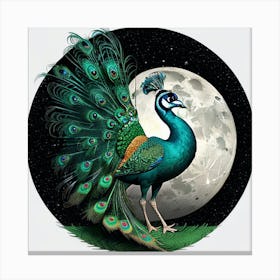 Peacock Canvas Print