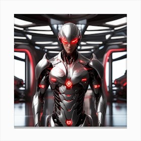 Futuristic Robot 57 Canvas Print