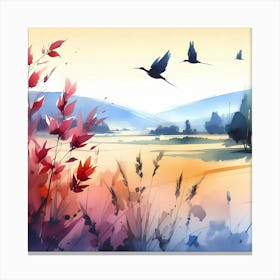 Watercolor Painting 20 Canvas Print