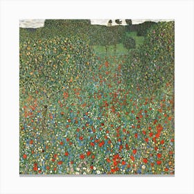 Mohnfeld (1907), Gustav Klimt Canvas Print