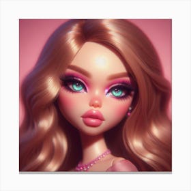 Barbie Doll Painting Canvas Print