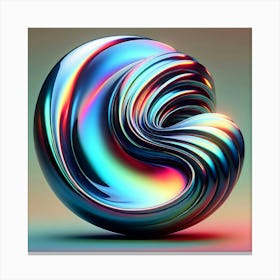 Abstract 3d Art Canvas Print