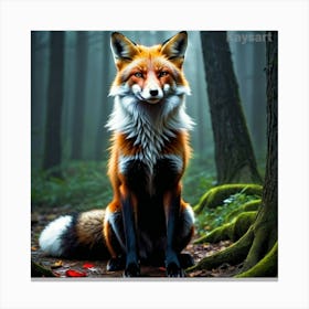 Red Fox 4 Canvas Print