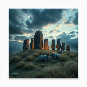 New Zealand Landscape Canvas Print