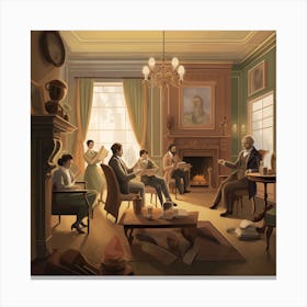 John F Kennedy'S Home Canvas Print