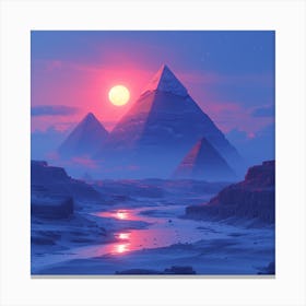 Egyptian Sunrise Canvas Print
