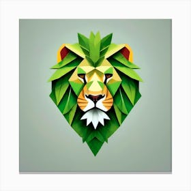 Lion Head 4 Canvas Print