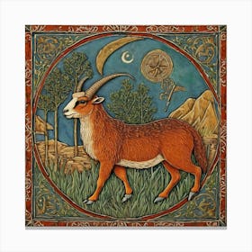 Shamanic Goat Canvas Print