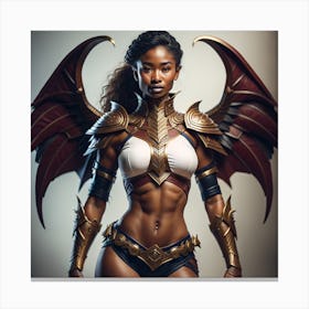 Demon Warrior Canvas Print