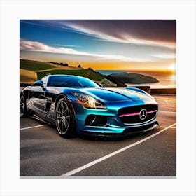 Mercedes Sls Amg Canvas Print