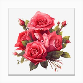 Bouquet Of Roses 19 Canvas Print