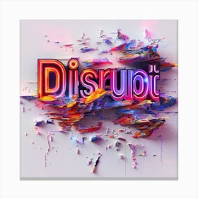 Disruption 2 Canvas Print