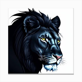 Lion Head 1 Canvas Print