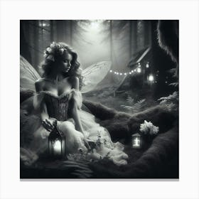 Fairy In The Forest 30 Canvas Print