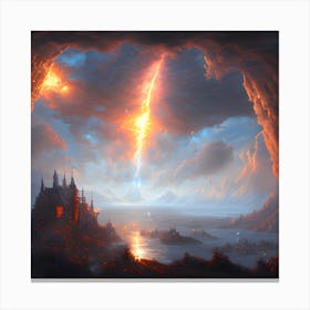 Lightning Strikes Canvas Print