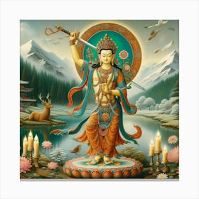 Manjusri Canvas Print