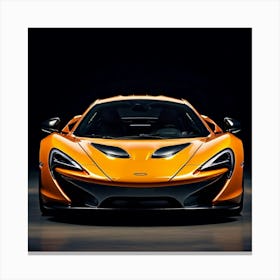 Mclaren Car Automobile Vehicle Automotive British Brand Logo Iconic Luxury Performance St (1) Canvas Print