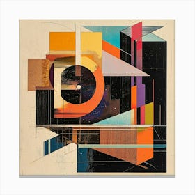 Bauhaus Design 'D' Canvas Print