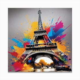 Paris Eiffel Tower 38 Canvas Print