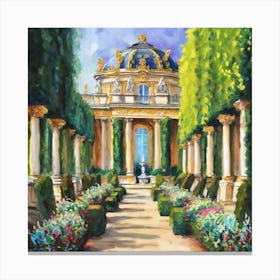 Palace Garden Canvas Print