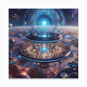 Space City 28 Canvas Print