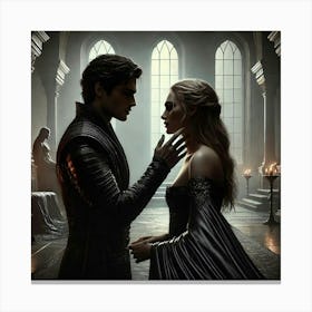 An Emotional Farewell Scene In Queen Sorath Converted Canvas Print