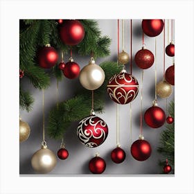 Christmas Ornaments 144 Canvas Print