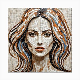 Abstract Art Of Woman Made With Tiles 4264610388 Toile