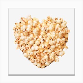 Heart Shaped Popcorn 4 Canvas Print