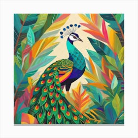 Peacock 6 Canvas Print