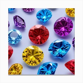 1000013711 Beautiful diamonds Canvas Print