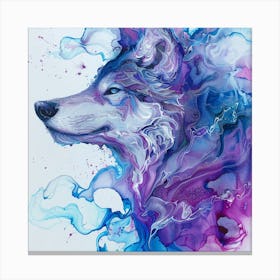 Wolf Painting 3 Canvas Print