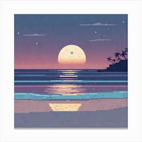 Pixel Art Canvas Print