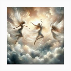 Angels In The Sky Canvas Print