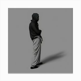 Somali men praying  Canvas Print