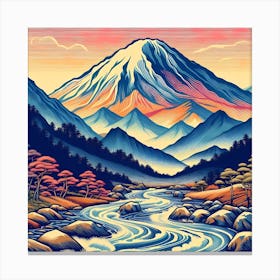 Mt Fuji 3 Canvas Print
