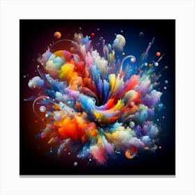 Abstract Abstract Painting Canvas Print