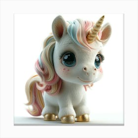 Cute Unicorn 862 Canvas Print