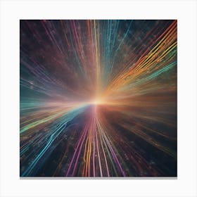 Abstract Space Background 17 Canvas Print