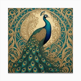 Peacock 41 Canvas Print