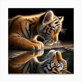 Tiger Cubs Canvas Print