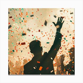 Confetti Party 1 Canvas Print