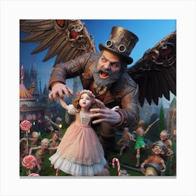 Alice In Wonderland Canvas Print