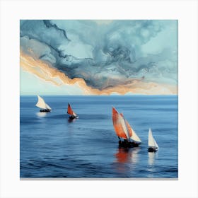 Heavenly Drift (II) Canvas Print