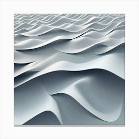 Abstract Wavy Wave Canvas Print